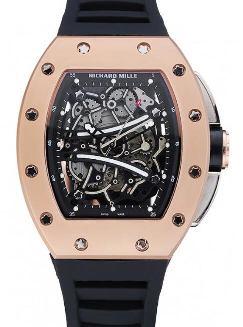 Richard Mille Replica RM 61-01 Yohan Blake Rose Gold watch